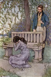 Illustration pour Wives and Daughters de Mrs Gaskell